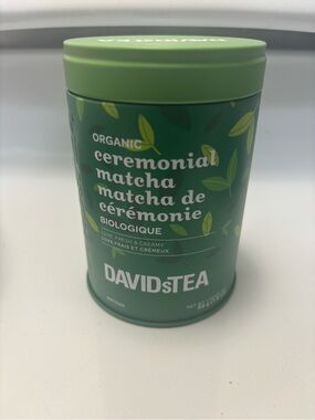 DAVIDsTEA Organic Ceremonial Matcha - Green Tin